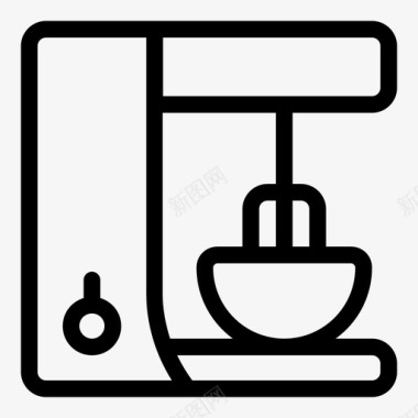 家用用具采购产品搅拌机烹饪厨房用具图标