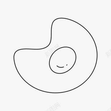 蛋卷煎蛋早餐食物图标