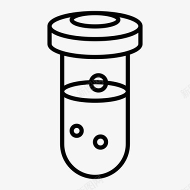自动化生产线试管化学实验室图标