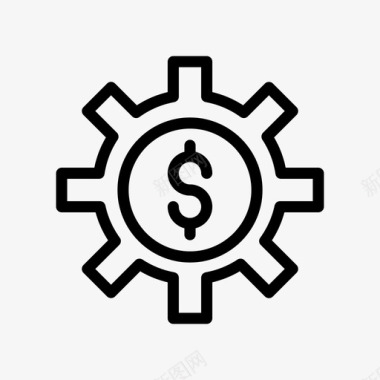 火焰美元图标搜索引擎优化配置美元图标