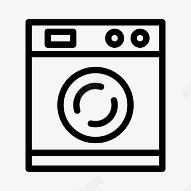 洗衣机采购产品洗衣机洗衣机电器图标