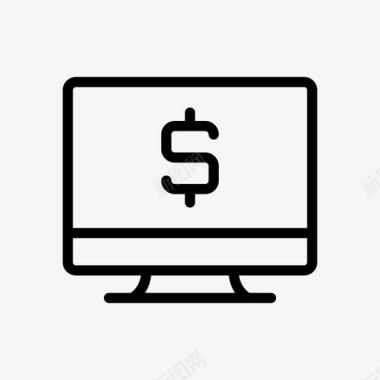 火焰美元图标支付商务计算机图标