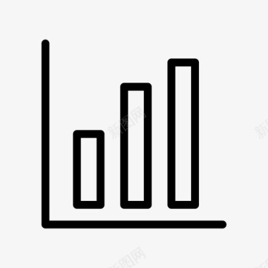 营销市场图表条形图财务图标