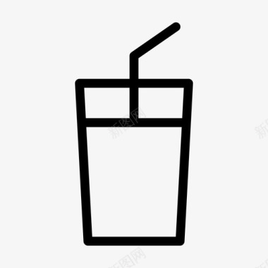活动果汁饮料杯子图标