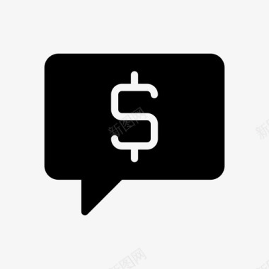 美元小图标消息美元财务图标
