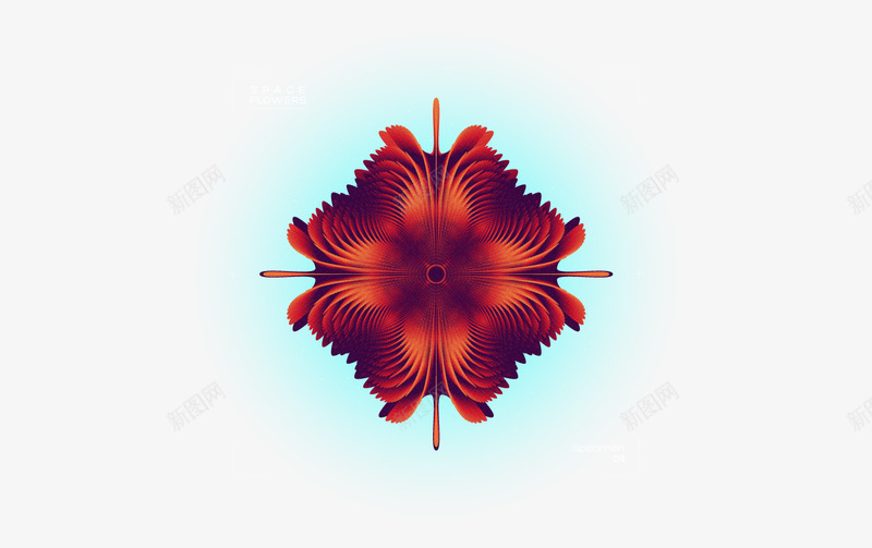 Space Flowers  Enjoy视觉酷png免抠素材_88icon https://88icon.com 视觉