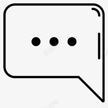 泡泡矢量聊天聊天泡泡评论图标