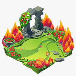 Palatial Garden场景png免抠素材_88icon https://88icon.com 场景