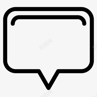 泡泡矢量聊天聊天应用聊天泡泡图标