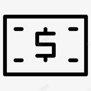火焰美元图标美元现金硬币图标