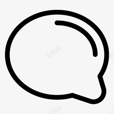 泡泡矢量聊天泡泡聊天在线聊天图标