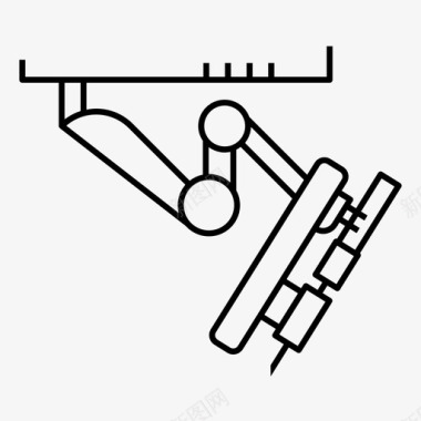 远离注射器机器人手术设备注射器图标