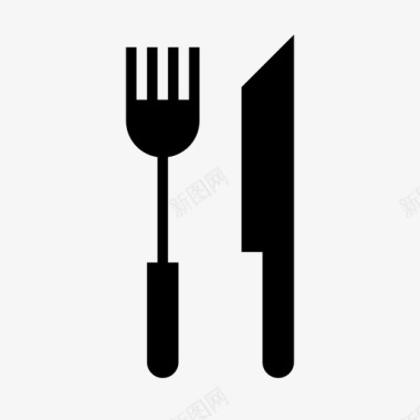 刀叉餐具厨房图标
