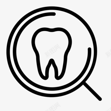 护理牙科护理牙科医生验牙师图标