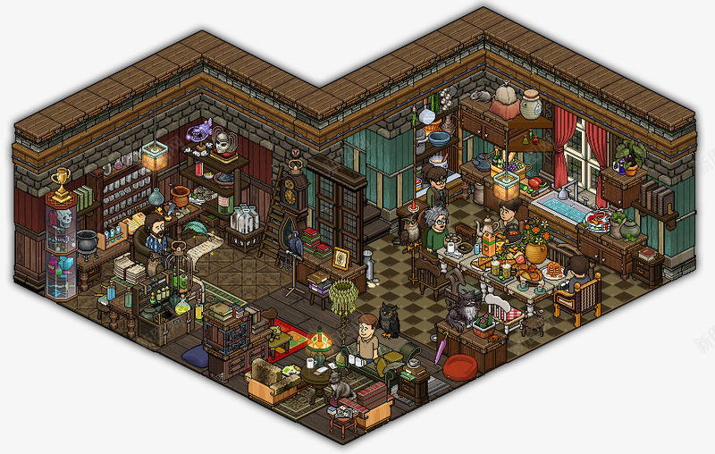 House of family Wilson  Bewitched HPRPG hotel by Cutiezor宫殿png免抠素材_88icon https://88icon.com 宫殿