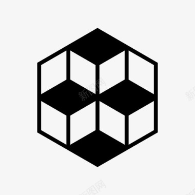 3d方块3d立方体图标