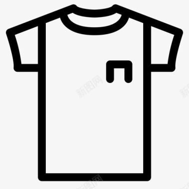 矢量运动t恤t恤运动装时装设计第1卷图标