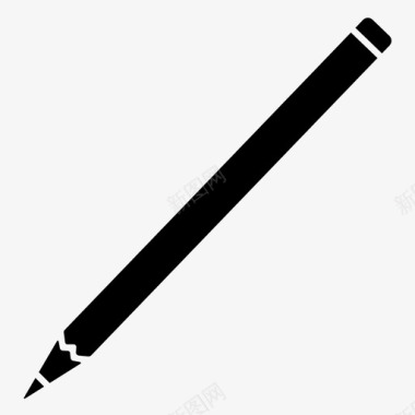 钢笔圆珠笔商务图标