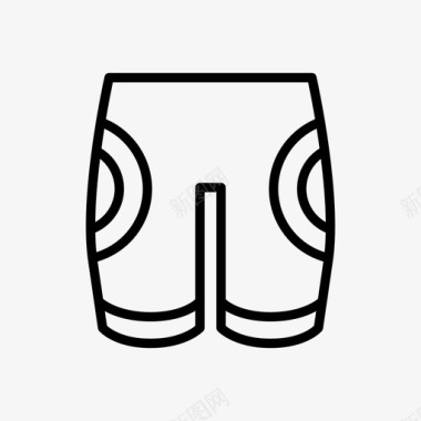 服装图标短裤服装裤子图标