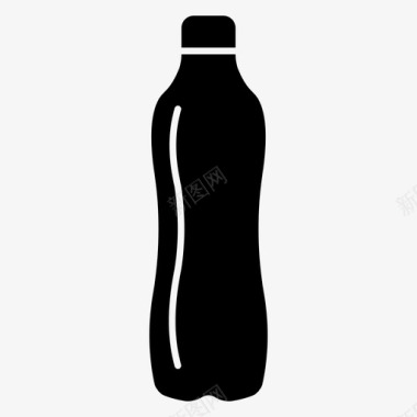 瓶子饮料瓶塑料瓶图标