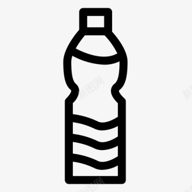 饮料瓶水饮料饮料瓶子图标