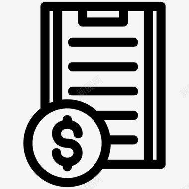 火焰美元图标美元现金货币图标