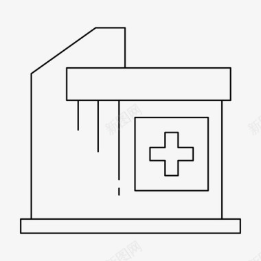 医务箱医院诊所治疗图标