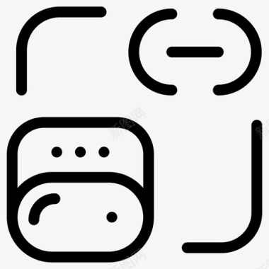 服务器服务器连接数据中心图标