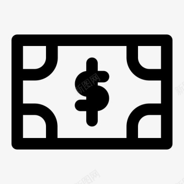 火焰美元图标金钱生意现金图标
