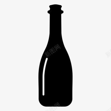 雪花啤酒标志瓶啤酒波尔多图标