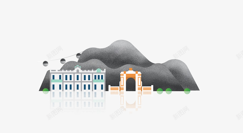 Oceania插画简笔  描边  扁平  噪点png免抠素材_88icon https://88icon.com 插画 简笔 描边 扁平 噪点