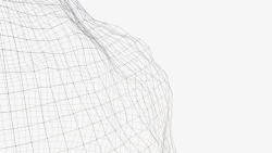 科技网波浪线性纹理网格链接素材素材