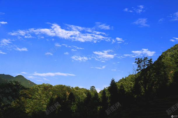 蓝色天空和森林png免抠素材_88icon https://88icon.com 森林 大山 神秘 宁静