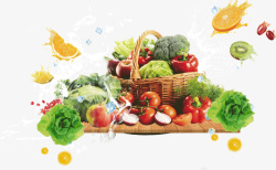 水果蔬菜水分菜素材