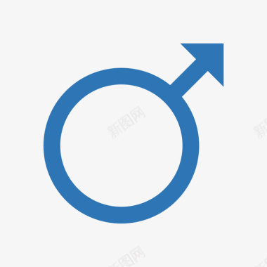 节日元素男女性别区分标志图标