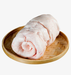 新鲜的板油啊素材