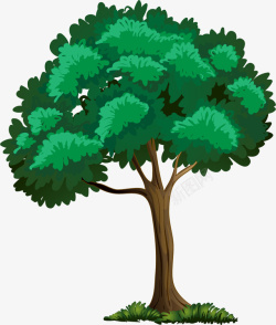 植树节插画绿植素材