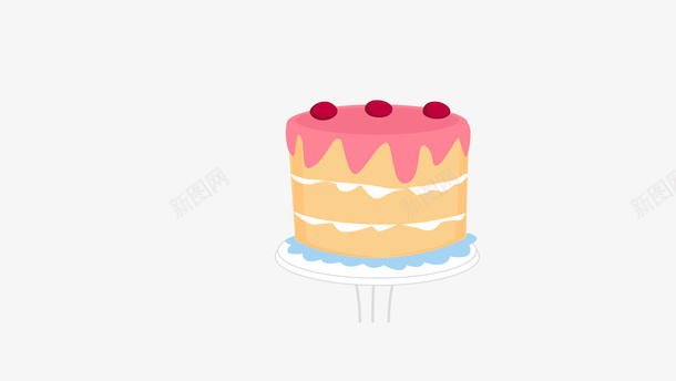 草莓莓生日蛋糕png免抠素材_88icon https://88icon.com 生日 生日蛋糕图片免费下载 粉色 草莓 蛋糕 鼠