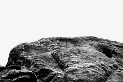 石头免抠图片山顶岩石黑色纹理高清图片