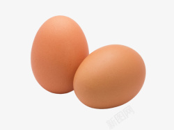 两颗鸡蛋透明图素材