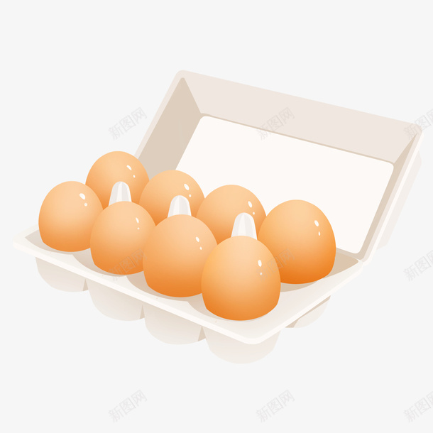 原创手绘盒装鸡蛋插画素材png免抠素材_88icon https://88icon.com 鸡蛋 鸡 蛋 超市