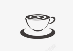 咖啡杯咖啡杯子手工绘画制作素材