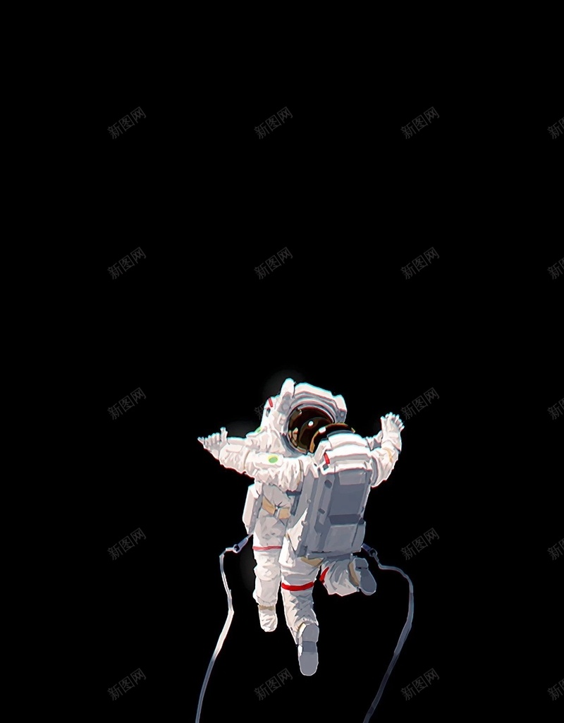 太空共舞漫步jpg设计背景_88icon https://88icon.com 太空 宇航 纯色 黑色背景