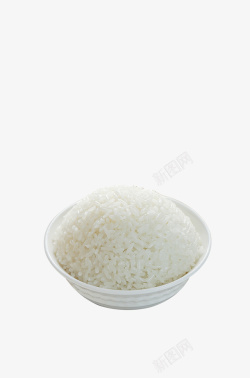 一碗大米饭蒸米饭素材