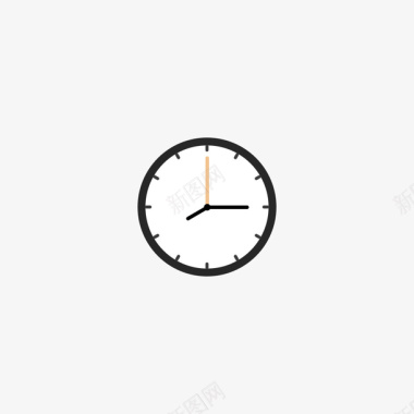 圆形时间轴圆形时钟素材图标