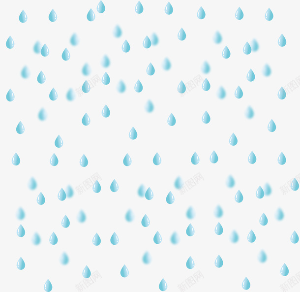 雨天下雨水滴png免抠素材_88icon https://88icon.com 下雨 水滴 素材 装饰 雨滴下落