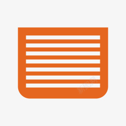 橙色格子装饰素材