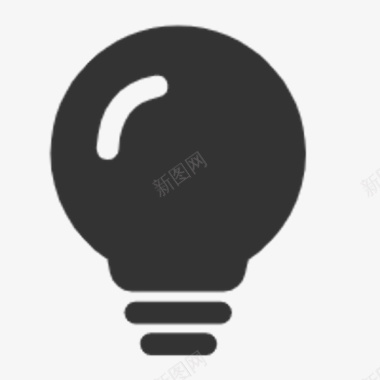 灯泡矢量素材灯泡联想思维创新图标