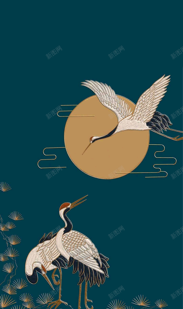 古风国潮元素背景png免抠素材_88icon https://88icon.com 古风 国潮 中国风 扁平