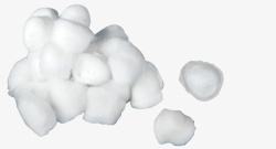 棉花白色纯棉群体素材